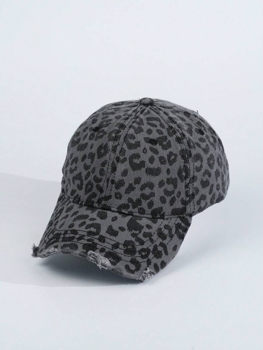 Mũ bóng chày họa tiết da báo nhiều màu có thể điều chỉnh cho nam, thời trang và đa năng - Nhiều màu - Xem 1