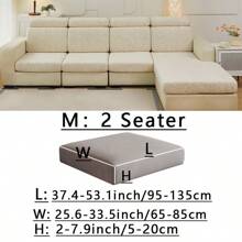 1pc Universal Jacquard Knit Elastic Sofa Cushion Cover, Suitable For All Seasons Home Decor Bedroom Decor Room Decor Aesthetic Room Decoration Stuff Living Room Decor Sofa Cover Couch Cover Sofa Covers