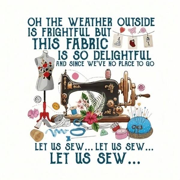 1/2/3 Pcs DIY Sewing Theme Heat Transfer Vinyl Stickers, Durable & Washable, Mixed Color Suitable For T-Shirts, Bags, Hoodies, Pillow Decoration