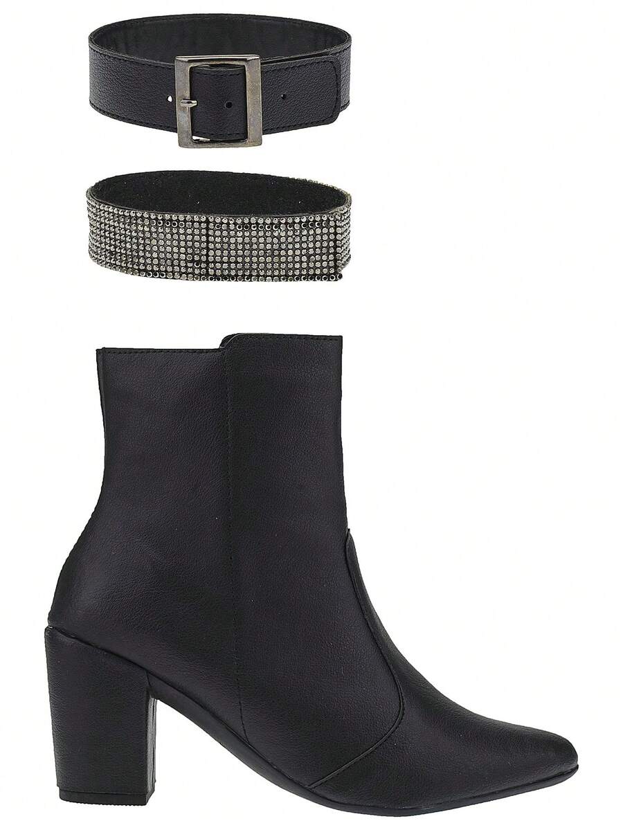 Women Ankle Boots & Booties - Black - View 1