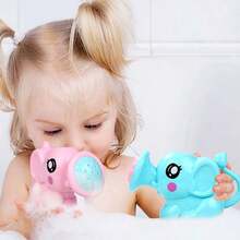1 件婴儿浴缸玩具，可爱喷水大象淋浴玩具，材质适合儿童戏水玩具