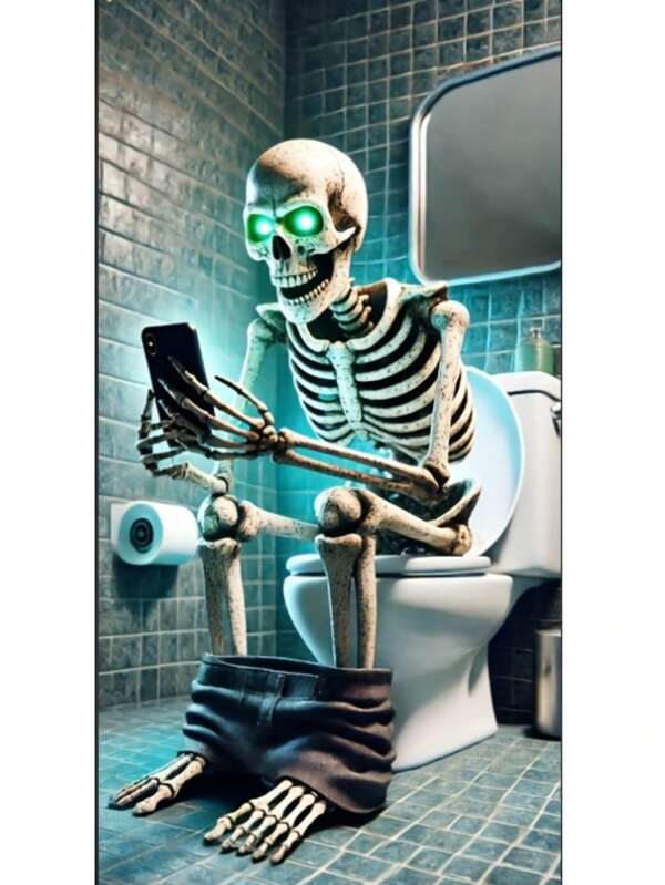 1 Set de 2 Pinturas de Diamantes de 20 x 20 pulgadas sin marco, Pintura de Diamantes 5D Redonda de Resina Acrílica, Tema de Calavera y Casa Embrujada de Halloween, Adecuado para Uso en Interiores y Exteriores como Photobooth, Decoración Mural, Ideal para Boda, Despedida de Soltera, Cumpleaños, Inauguración de Casa, Fiesta de Soltero, Navidad, Pascua, Acción de Gracias, Año Nuevo