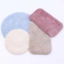 1pc Miniature Soft Plush Carpet For Dollhouse, Random Design Micro Realistic Decorative Accessory