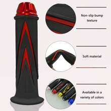 Ultra Anti-Slip Motorcycle Handle Grips, Silicone Dot Texture For Precise Control And Confident Cornering, Motorcycle Accessories