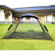 Portable Large Pop Up Pet Cat Tents Enclosures For Outside Patio - WithRainFly1 - View 6