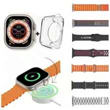 Novo S100 Ultra 2 Smartwatch  Relógio Inteligente  7 Em 1 Alças 49mm Full Touch Screen Esportivo Reloj Com Capa Protetor