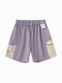 Balabala Baby Boys' & Girls' Soft Shorts, Breathable & Stylish Summer Wear - Violet - View 1