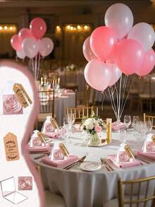 3/9/18 szt. Mini zestaw ślubny - 5 szt. Mini lustro do makijażu, 5 kartek z podziękowaniami i 5 torebek organzowych - przenośne składane lustro do makijażu na wieczór panieński, prezenty dla druhen, pudełko na prezent urodzinowy, dekoracja na przyjęcie weselne, artykuły na przyjęcie urodzinowe