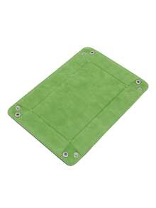 Foldable Game Dice Tray, Velvet Fabric Storage Organizer, 4-Corner Collapsible Tray For Home, Kitchen, Office Desk, Table And Drawer Organization, Desk & Drawer Organizer For Home Storage - Multicolor - View 16