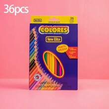 Set de 12/24 lápices de colores premium - mina 2B, ligeros, grosor de talla grande de 2mm, para artistas y estudiantes, ideales para dibujar, colorear y regalar, lápices de colores, lápices, lápices de colores, lápices de colores, regreso a la escuela