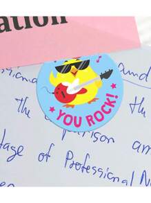 500pcs/Roll Cartoon Animal Stickers, Cute Stationery Stickers For DIY Decoration, Inspiring Reward Stickers, 1 Inch, Suitable For School, Home, Training, Gift Wrapping