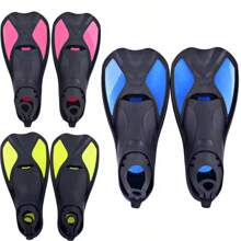 1 par de aletas de natación de alta calidad para adultos, equipo profesional de cola de sirena para buceo/snorkel, deporte al aire libre de buceo libre, accesorios de playa, accesorios de piscina