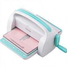 Manual Die Cutting And Embossing Machine, Portable Cut Machines, 6 In/9in ,Opening Scrapbooking Machine Full Kit Included - trắng - Xem 4