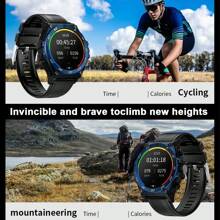 1pc Silicone Strap For 1.5" IPS Touchscreen Compass Multifunctional Smart Watch For Women, With Various Sports Modes, Camera Control, Social App Notification, Earphone Compatible, Suitable For Casual, Sports, And Gift