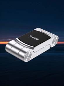 1 Stück neuer faltbarer magnetischer Handyhalter fürs Auto, ABS Teleskop Armaturenbrett Halterung stabil und vibrationssicher, geeignet für Schreibtisch & Autonavigation, kompatibel mit iPhone, Android Handy, Geschenk für Geburtstag, Familie, Freunde, Autozubehör, Autohandyhalter