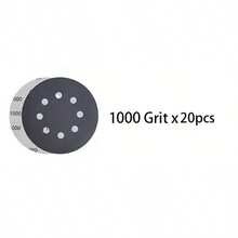 14/36pcs 5 Inch Sanding Disc Pads | Silicon Carbide Hook & Loop | 320-3000 Mixed Grit (8 Holes) | Wet/Dry Use For Round Sander | Multi-Pack - 5 Inch 8 Hole Sandpaper - View 14
