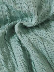 AfterClass 男婴熊刺绣短袖 Polo 领拼布针织连体衣，舒适可爱，适合春夏休闲外出，简约时尚短裤 - 綠色 - 查看 9