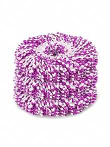 1/2/3/5/6/8 Pc Super Fine Fiber Rotating Mop Head Refills,Compatible With Hurricane Magic Spin Mop & Standard Round Replacement, High Efficient Cleaning, Wet & Dry Use - Multicolor - View 11