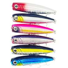 1 件 2025 新款，13 厘米/58 克浮水爬行鱼饵，逼真的鱼饵适合淡水和咸水