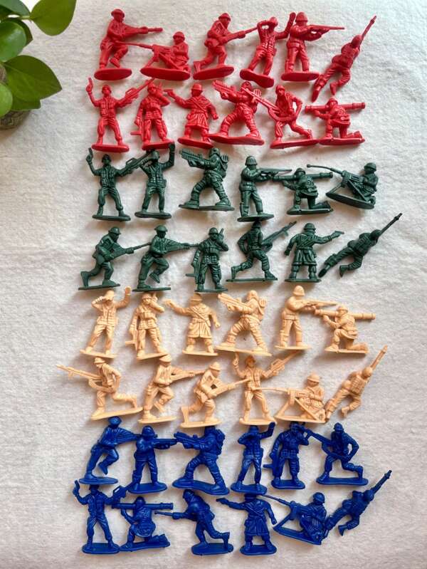 Nostalgic Military Set Scene Soldier Action Figure Toy