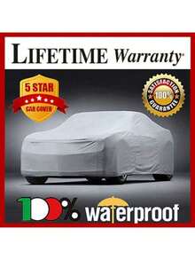TITANIUM Outdoor Car Cover - 100% Waterproof, All-Weather Protection, Custom-Fit - 1 - View 1