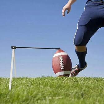 1 件便携式足球训练练习器材、足球踢球座、足球支撑底座