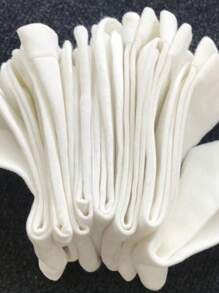 1/4/6 Pairs Women's Comfortable Soft Solid Color Over-The-Knee Socks, Simple Versatile Slouchy Socks With Tassels, Simple Versatile Comfortable Socks (Due To Lighting And Angle During Photography, The Actual Product May Have Slight Color Differences Compared To The Images.), Fall