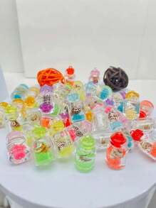 10pcs Mixed Pack Mini Acrylic Simulated Conch Luminous Drift Bottle, Luminous Conch Wishing Bottle, Mini Luminous Ocean Theme Bottle Figure, Resin Marine Life Collection Pendant, Suitable For Creative DIY Pendant Accessory Gifts, Colorful Drift Bottle With Random Conch Pattern, Mini Pendant Pendant, Glow In The Dark, Keychain And Bag, Unique Holiday Season Gift,Mother's Day Gifts,Gift,Bridal Shower,Graduation Season Party Supplies