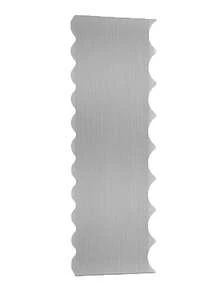 1 cái Dụng cụ nạo bánh bằng thép không gỉ, Dụng cụ nạo mịn cạnh sọc hai mặt lớn, Dụng cụ cắt bánh ngọt trang trí, Dùng để trang trí kem bơ Mousse, Dụng cụ nhà bếp - Nhiều màu - Xem 11