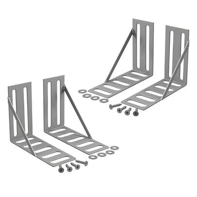 Kit 02 Pares Frame Suporte Adaptador de Cabeceira Cama Box com Parafusos - Desk Design