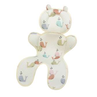 1pc 3D Mesh Double Layer Stroller Pad, Breathable Baby Stroller Seat Cushion For Summer