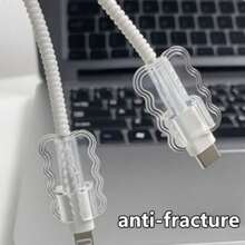 5 Pcs/10 Pcs ABS Resin Cable Sleeves: Protect Your Cables From Breakage And Disconnection