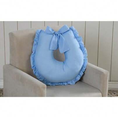 Capa da Almofada de Amamentação para Amamentar SEM ENCHIMENTO -  com Babado para Menina e Menino