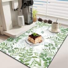 Dish Drying Mat For Kitchen Counter, Absorbent Coffee Bar Mat With Sunflowers, Vintage Floral Dish Drainer Rack Mats For Kitchen Counter Coffee Maker Coffee Pot Dining Room Decoration