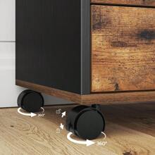 Office Cabinet - Vintagebraun+Schwarz1 - 查看 7