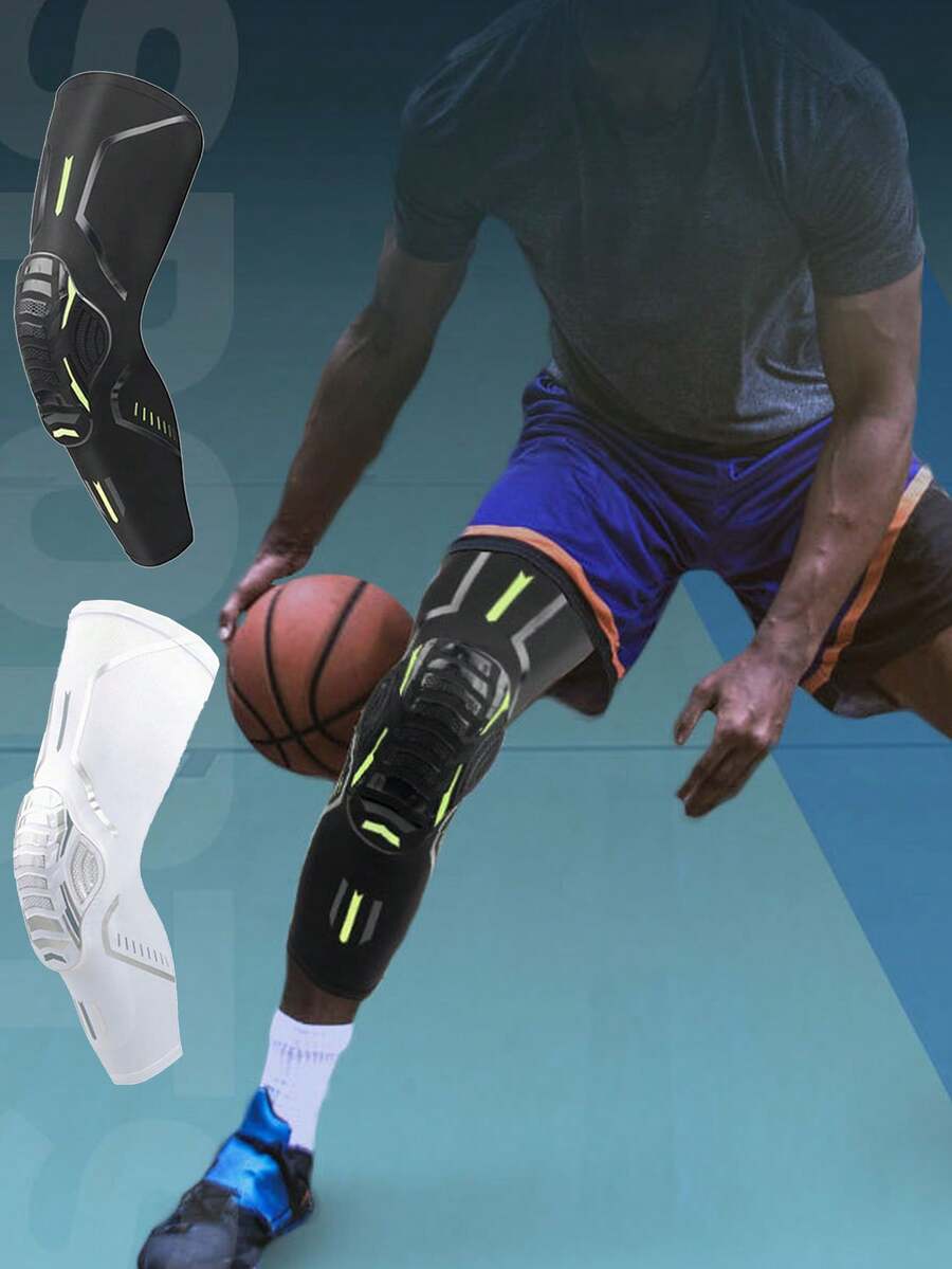 1 Piece Sports Knee Pad, Honeycomb Anti-Collision Knee Support For Basketball, Football, Cycling Gym Accessories Knee Support Sports Knee Pads Gym Knee Pads - Multicolor - View 1