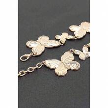 Multi Butterfly Chain Belt - Silver - View 5