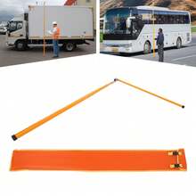Retractable Height Measuring Stick, Measuring Stick With Carrying Bag For Trucks Load Height Measuring Stick, - Orange - View 2