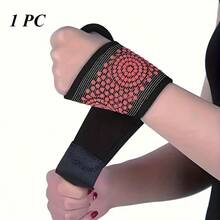 压缩加热腕带、加热磁性腕托、1 件磁性放松腕托护腕 - 压缩加热、放松压缩加热腕带、放松腕带、手部配件、腕部保护器健身房腕带配件 - 黑色 - 查看 7