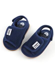 婴儿男女童凉鞋新生儿防滑软橡胶鞋底凉鞋男童露趾户外休闲夏季初学步鞋