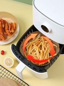 100pcs Paper Air Fryer Liners, Non-Stick Baking Paper, Compatible With Most Air Fryers Air Fryer Kitchen Air Fryer Liners Air Fryer Paper Airfryer Air Frier