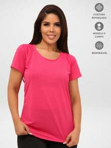 Women Sports Tees & Tanks - Màu Hồng Tươi - Xem 1