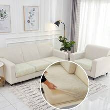 1pc Universal Jacquard Knit Elastic Sofa Cushion Cover, Suitable For All Seasons Home Decor Bedroom Decor Room Decor Aesthetic Room Decoration Stuff Living Room Decor Sofa Cover Couch Cover Sofa Covers