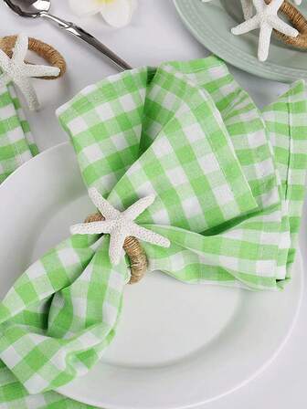 海星餐巾环 - 餐巾架 - 欧式简约风格 - 餐桌家居装饰 - 节日礼物