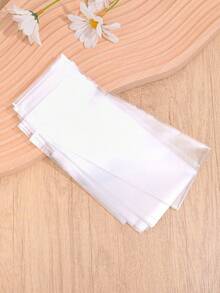 100pcs Self Adhesive Thickened Transparent Jewelry Storage Bags Suitable For Daily Household Use - Clear - View 2