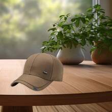 Baseball Cap For Men Letter Sign Adjustable Personalized Dad Hats For Spring, Summer - 卡其色 - 查看 6