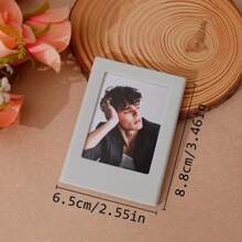 6 Piece Colorful Magnetic Photo Frame Set, 3" Fridge Magnet Album Frames For Family Memory Photo Displays, Decorative Photo Card Displays For Family Rooms, Living Rooms And Offices, Christmas, Valentine's Day And New Year's Gifts