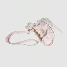 Sweet High-Quality Bow Striped Shoulder Crossbody Bag, Niche Fashion Versatile Design Cute Handbag For Women, Cute Bow Bag For Women , Bow - Multicolor - View 6