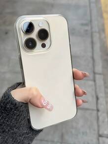1pc Ultra Clear Crystal-Like Phone Case, Minimalist Hard PC Shell Compatible With IPhone 11/12/14/13/12/14/15/16 Pro Max/IPhone 16E