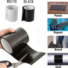 Detenga las fugas de inmediato con la cinta adhesiva impermeable de súper pegamento - Jardines exteriores, cocina, baño, cubos, reparación de sellado de tuberías de agua